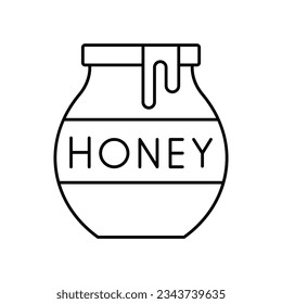 Honey drip Vector icon which can easily modify or edit

