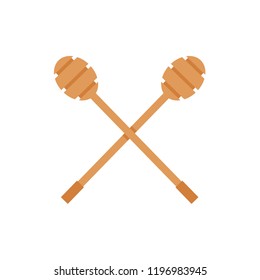 Honey dripper symbol vector. logo design.