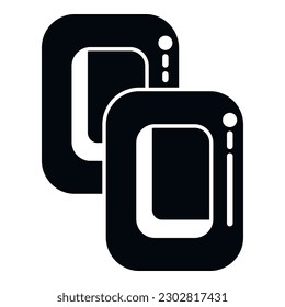 Honey drops icon simple vector. Cold remedy. Drop medication