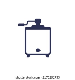 Honey extractor icon, beekeeping and apiculture