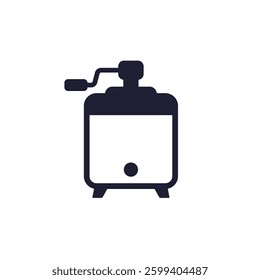 Honey extractor icon, beekeeping and apiculture vector pictogram
