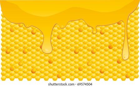Honey flowing