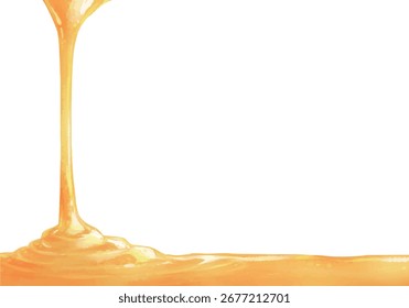Honey flowing down from above