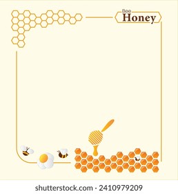 Honey Flyer Design and Honey Post Design or Honey Brochure Design