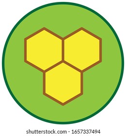 honey free vector icon for product dietary label flat vector icon for apps and websites