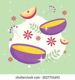 honey and fruits rosh hashanah