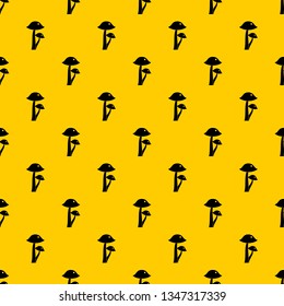 Honey fungus pattern seamless vector repeat geometric yellow for any design