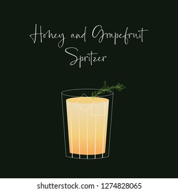 Honey And Grapefruit Spritzer