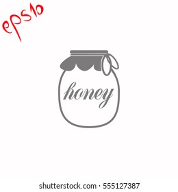 Honey grey icon.