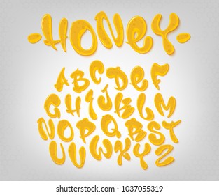 4,339 Honey alphabet Images, Stock Photos & Vectors | Shutterstock