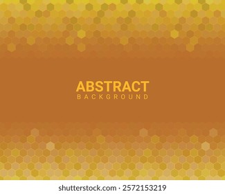 Honey Hexagonal Abstract Background Vector
