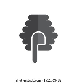 Honey Hive icon. flat simple pictogram. Honeycomb vector illustration