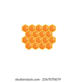 Honey hive icon flat vector design