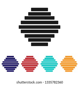 Honey hive icon vector