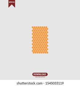 Honey home concept vector background design