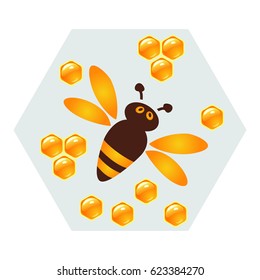 honey honeycomb bees
