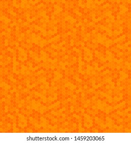 Honey Honeycomb Seamless Vector Pattern