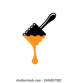 Honey Icon. Animal Husbandry Products Symbol - Vector, Sign Applied to Design, Presentation, Website or Apps Elements.