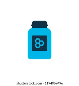 Honey icon colored symbol. Premium quality isolated jam element in trendy style.