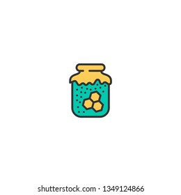 Honey icon design. Gastronomy icon vector illustration