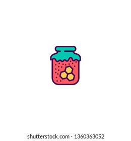 Honey icon design. Gastronomy icon vector illustration