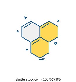 Honey icon design vector