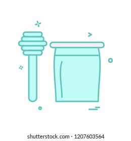 Honey icon design vector