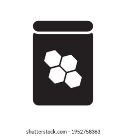 Honey Icon Design Vector Template Illustration In Trendy Flat Style 