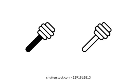 Honey icon design with white background stock illustration