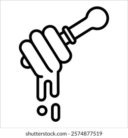 Honey Icon Element For Design