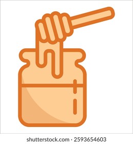 Honey Icon Element For Design