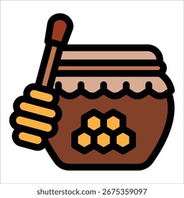 Honig-Icon-Element für Design