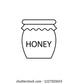 honey icon. Element of GMA icon for mobile concept and web apps. Thin line honey icon can be used for web and mobile