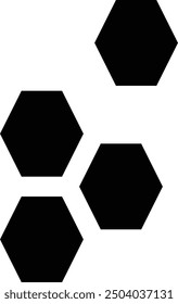 honey icon, honeycomb icon symbol