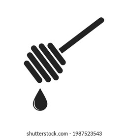 honey icon illustration flat style