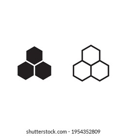 Honey icon isolated on white background. Vector art.