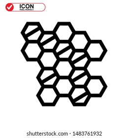 honey icon isolated sign symbol vector illustration - high quality black style vector icons 
