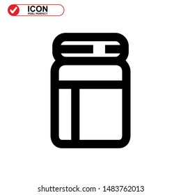 honey icon isolated sign symbol vector illustration - high quality black style vector icons 
