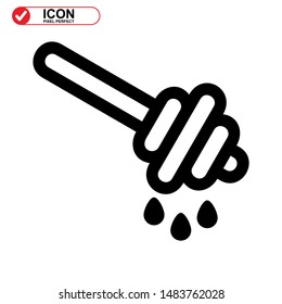 honey icon isolated sign symbol vector illustration - high quality black style vector icons 
