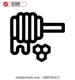 honey icon isolated sign symbol vector illustration - high quality black style vector icons 
