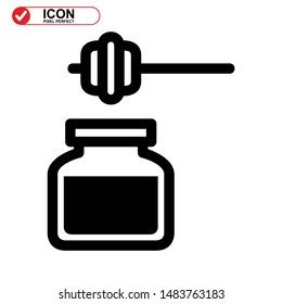 honey icon isolated sign symbol vector illustration - high quality black style vector icons 
