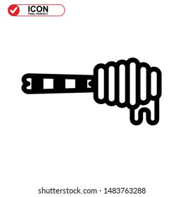 honey icon isolated sign symbol vector illustration - high quality black style vector icons 

