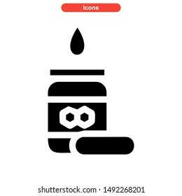 honey icon isolated sign symbol vector illustration - high quality black style vector icons
