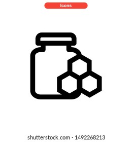 honey icon isolated sign symbol vector illustration - high quality black style vector icons
