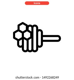 honey icon isolated sign symbol vector illustration - high quality black style vector icons
