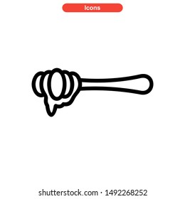 honey icon isolated sign symbol vector illustration - high quality black style vector icons
