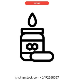 honey icon isolated sign symbol vector illustration - high quality black style vector icons
