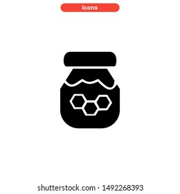 honey icon isolated sign symbol vector illustration - high quality black style vector icons
