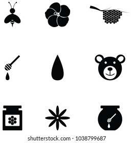 honey icon set