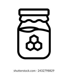 Honey icon. sign for mobile concept and web design. vector illustration